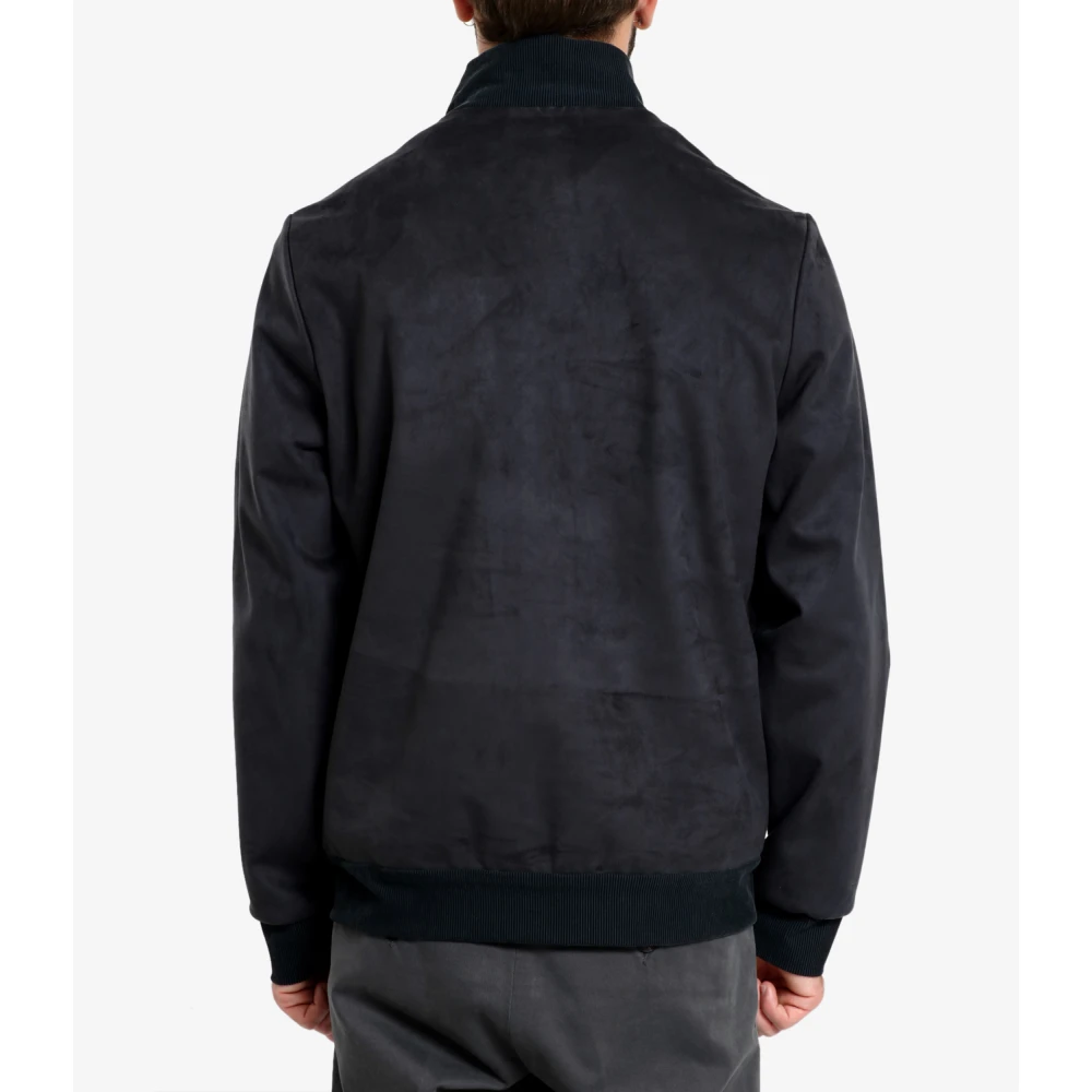 RRD Zwart Blauw Eco Suède Jas Blue Heren