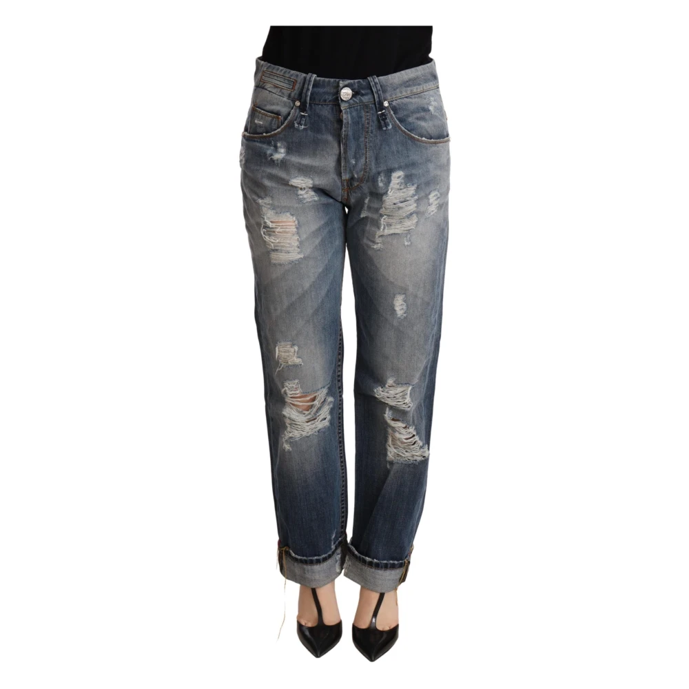 Acht Women's Blue Loose-Fit Jeans