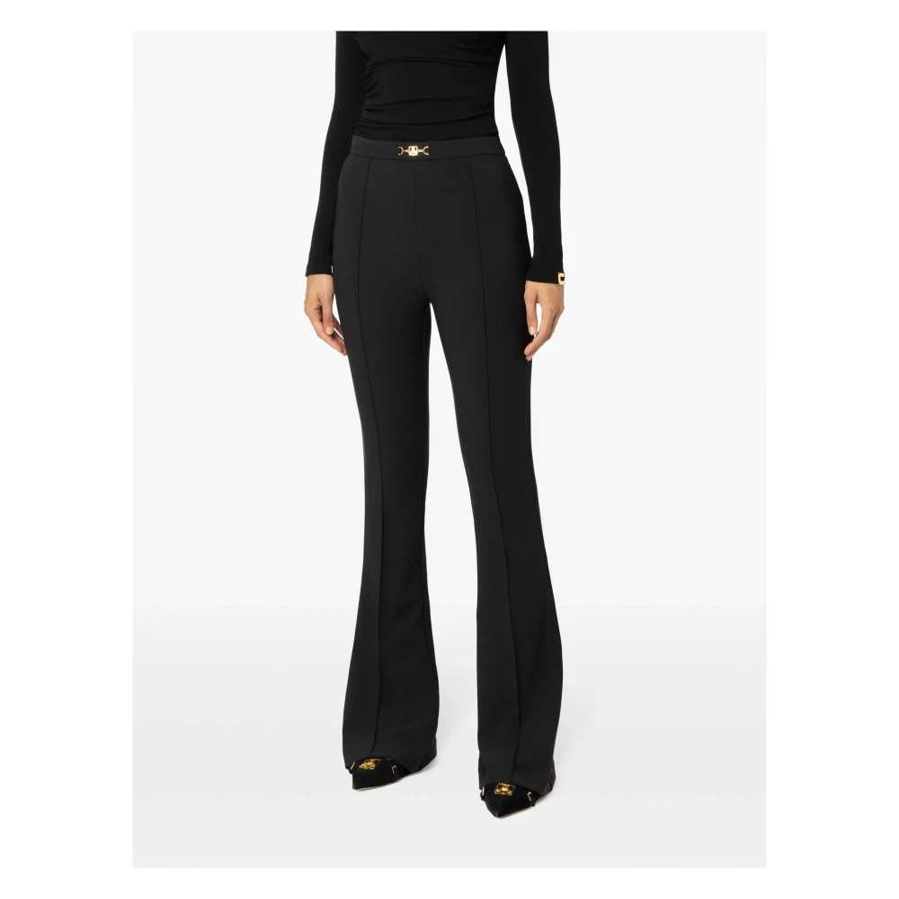 Elisabetta Franchi Zwarte Broek Black Dames