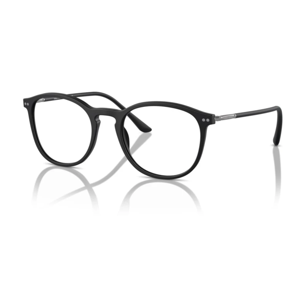 Giorgio Armani Men's Black Glasses, 52 Mm, Phantos Acetate Sunglasses With Adjustable Fit