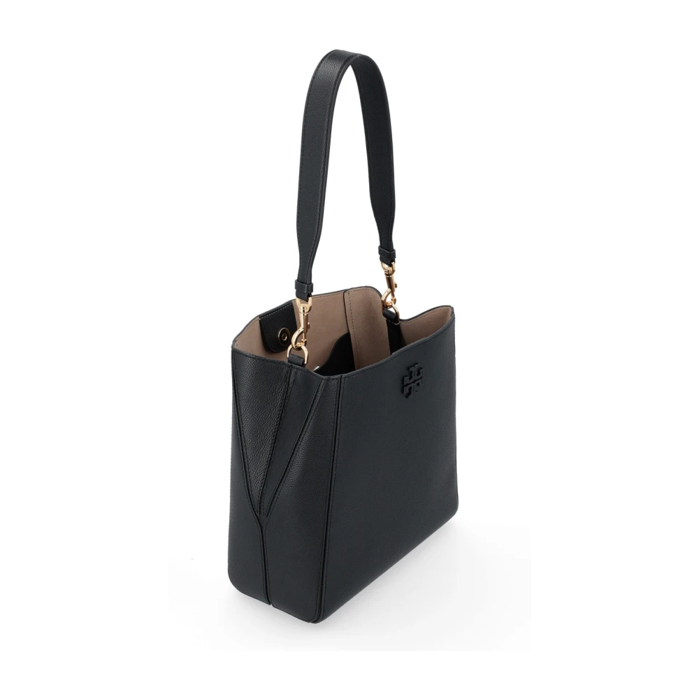 TORY BURCH McGraw Bucket Bag Black Dames