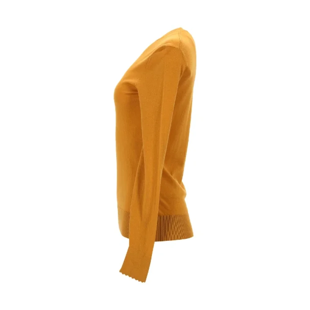 Chloé Pre-owned Wool outerwear Yellow Dames