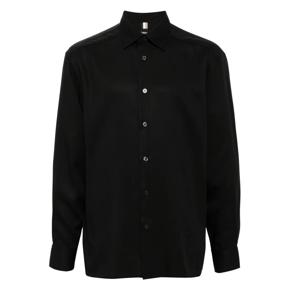 Hugo Boss Lyocell shirt in C-Cory243 stijl Black Heren