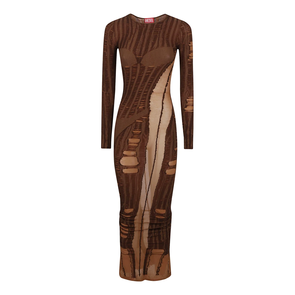 Diesel Bruine Jurk voor Vrouwen Brown Dames
