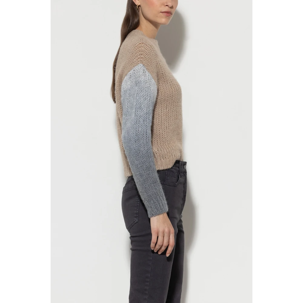 LUISA CERANO Spray Effect Gebreide Trui Multicolor Dames