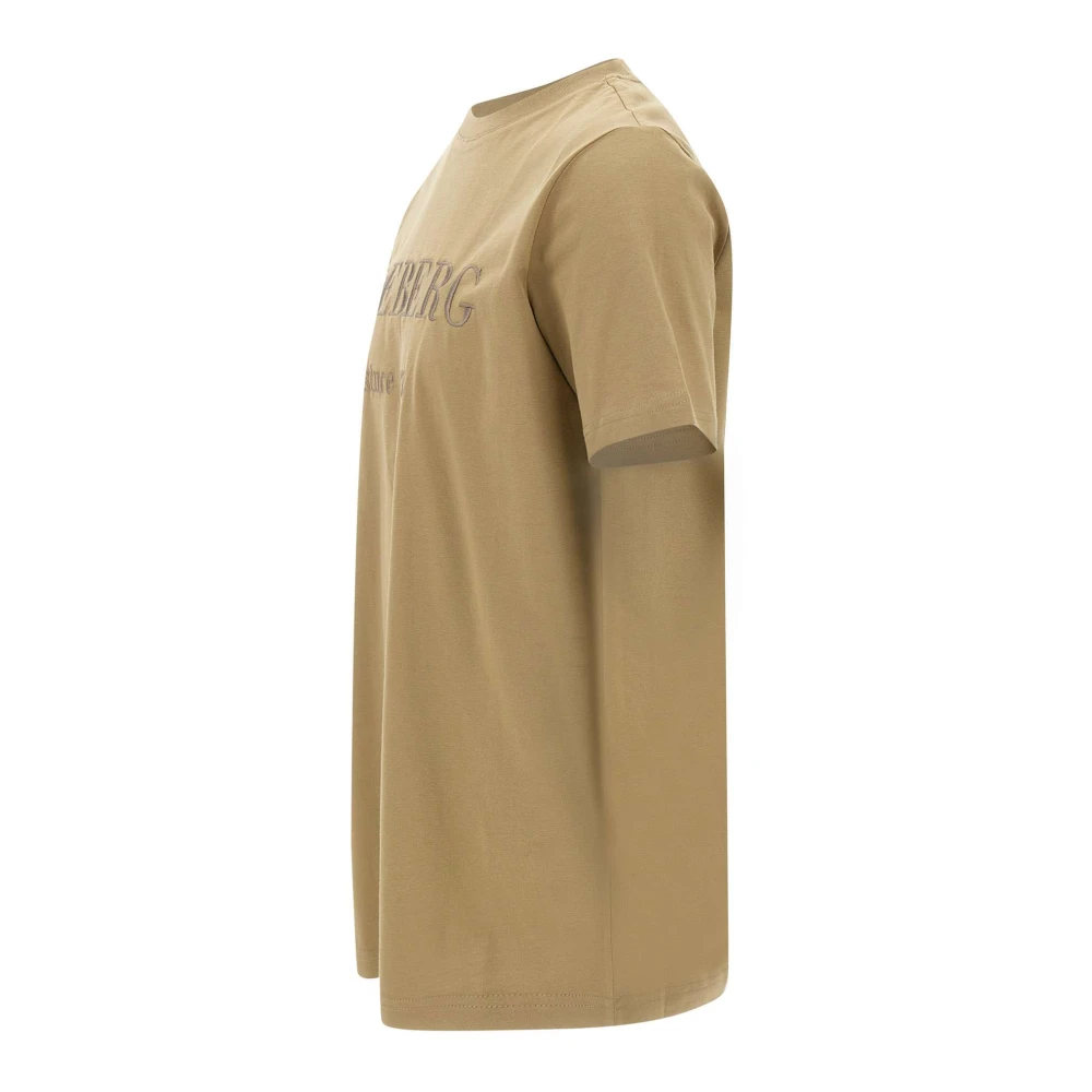 Iceberg Heren Crew Neck T-shirt Beige Heren