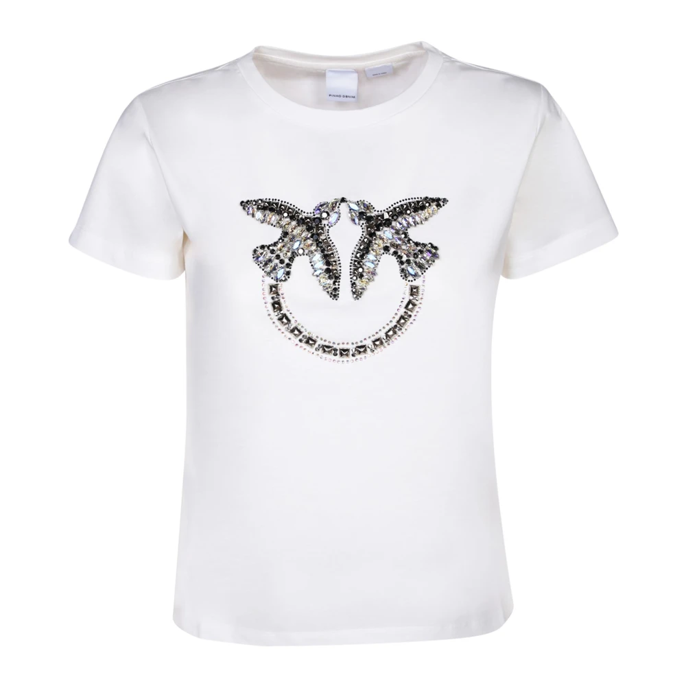 pinko Witte T-shirts & Polo's voor vrouwen White Dames