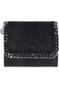 chic-flap-wallet-with-chain-trim
