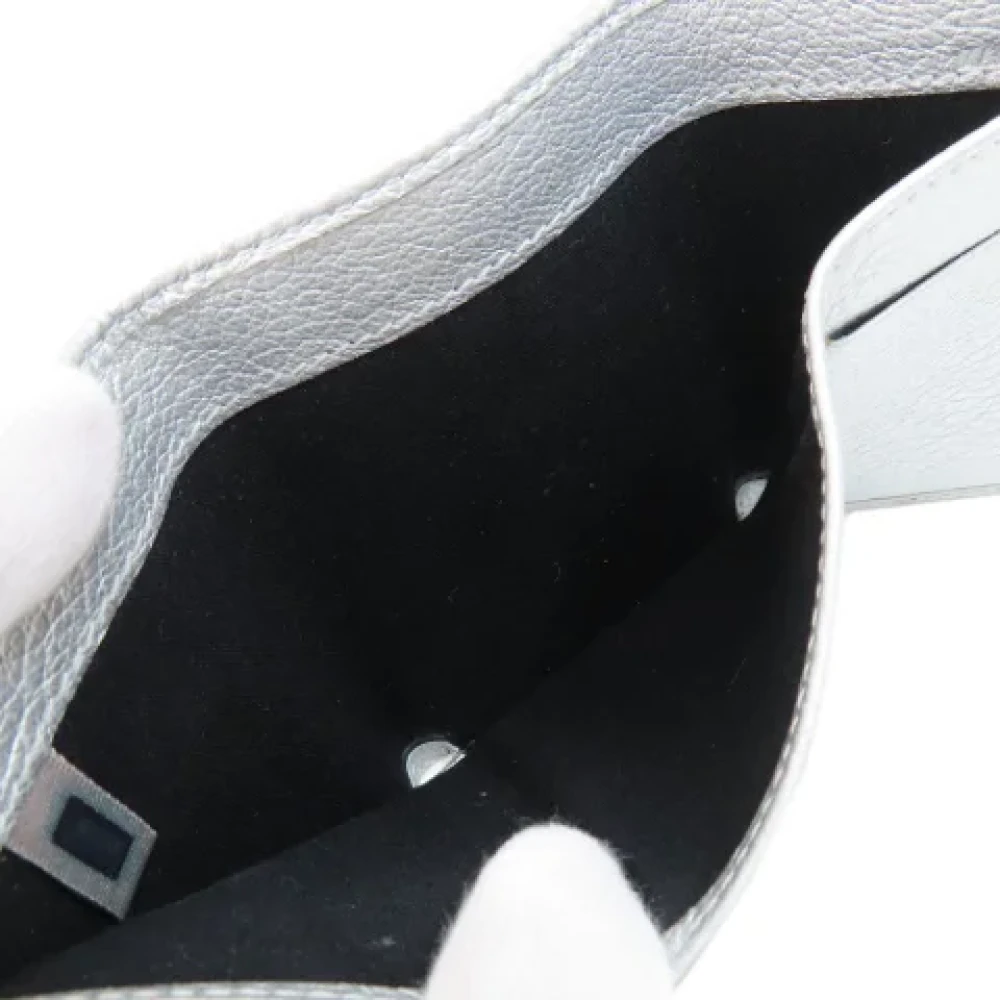 Jimmy Choo Pre-owned Leather wallets Gray Dames