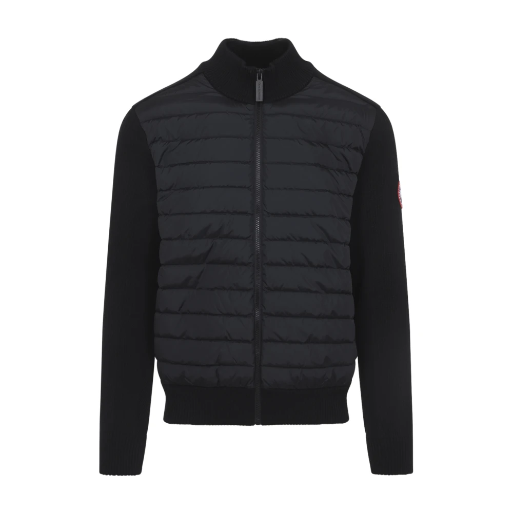 Canada Goose Men's Black Hybridge Knit Jacket - Winter Jackets - S - Jackets