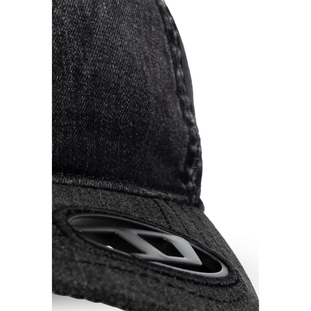 Diesel Baseball cap 'C-Ewan-Plak' Black Heren