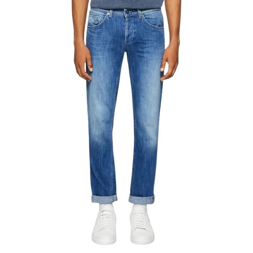 Dondup Denim Jeans George Stijlvolle Collectie Blue Heren