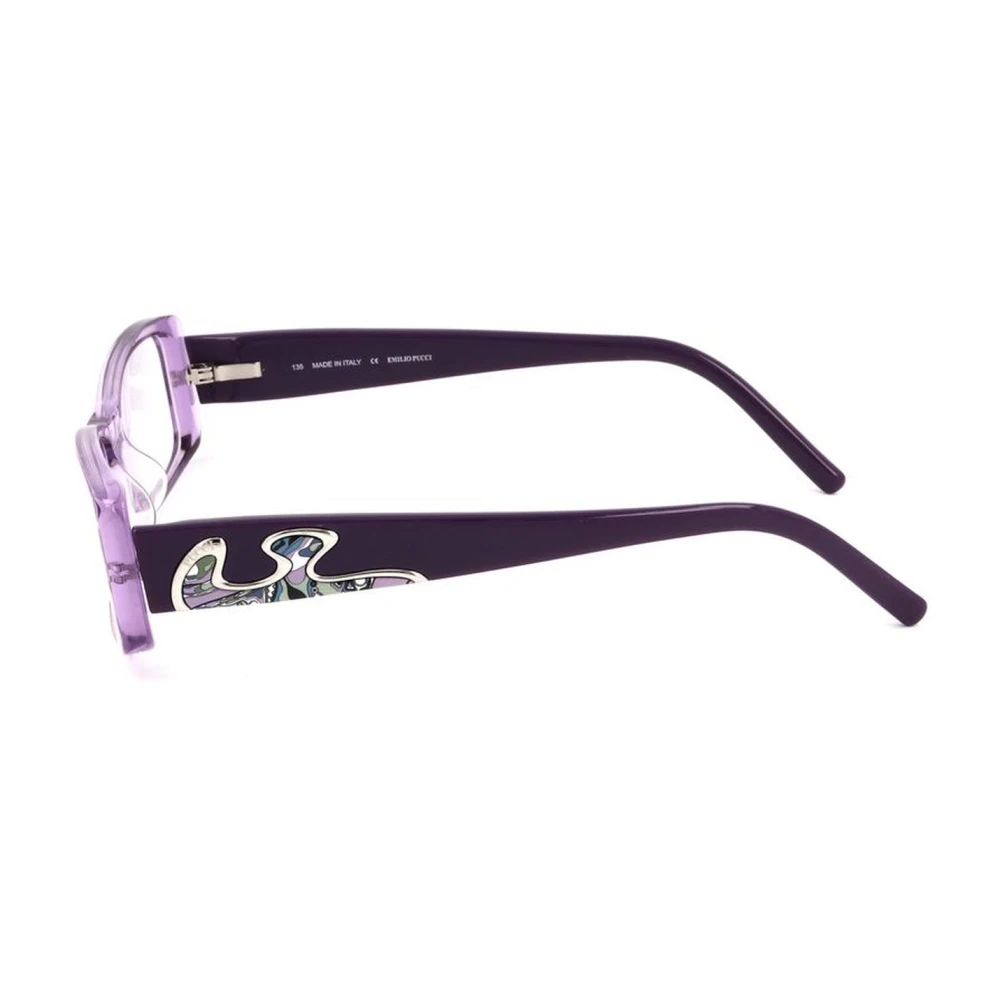 EMILIO PUCCI Paarse Kunststof Montuur Bril voor Vrouwen Purple Dames