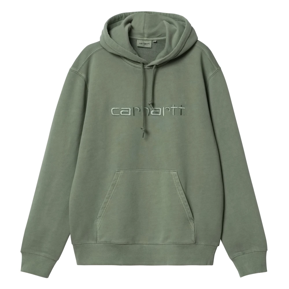 Carhartt WIP Groene Hooded Duster Sweatshirt met Logo Green Heren