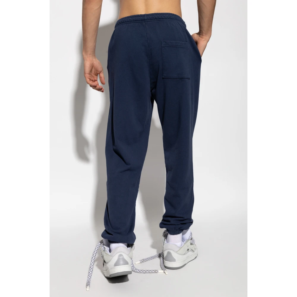 Sporty & Rich Sweatpants met logo Blue Unisex