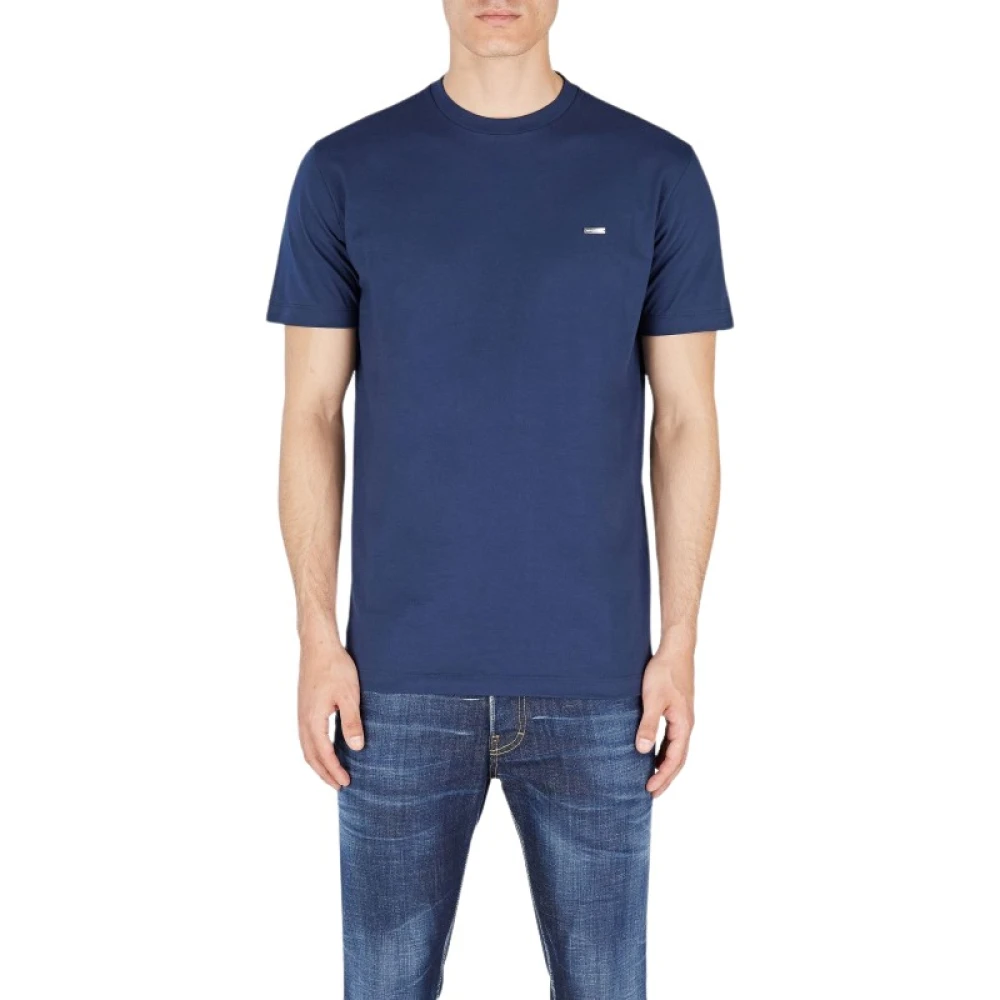 Dsquared2 Cool Fit Tee Katoenen T-shirt Blue Heren