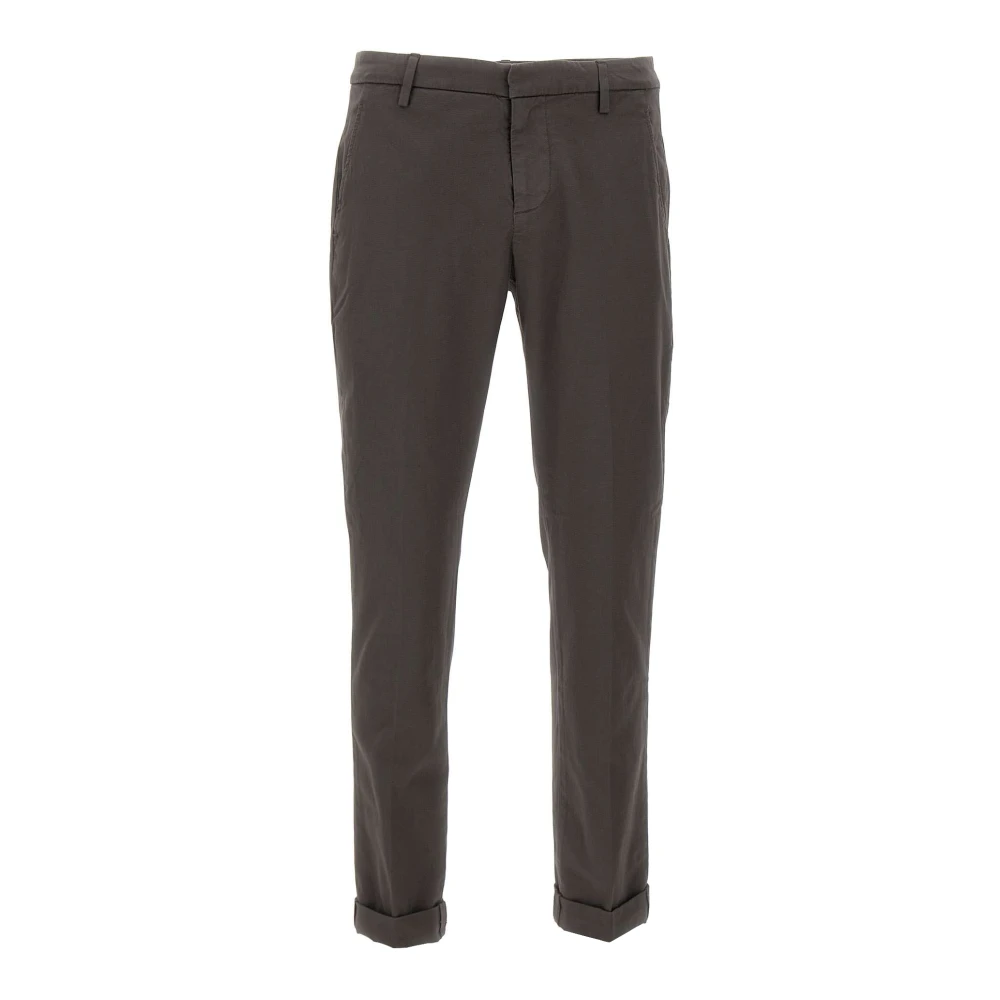 Dondup Stijlvolle Grijze Straight Broek voor Heren Gray Heren