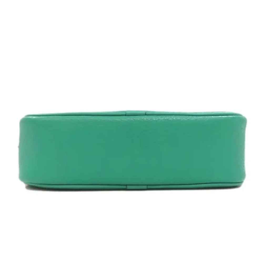 Coach Pre-owned Leather shoulder-bags Green Dames