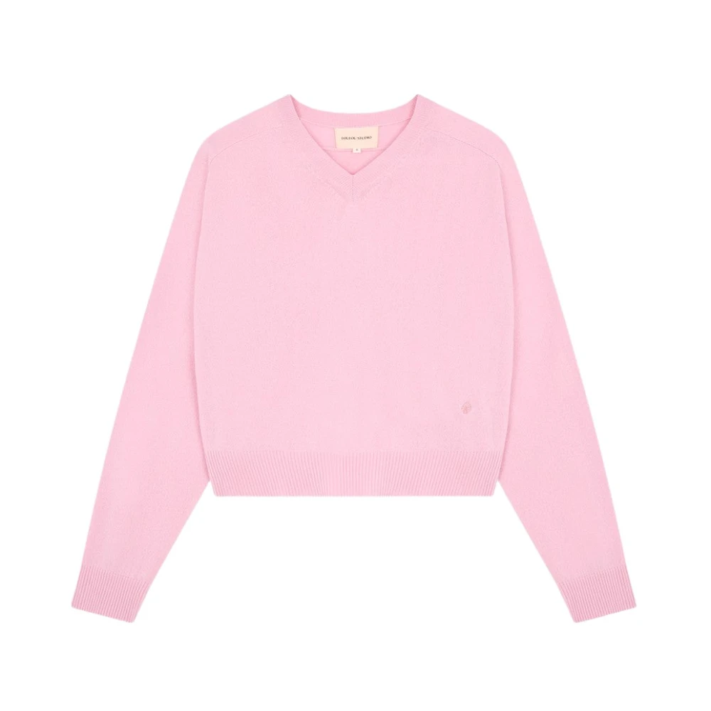 Loulou Studio Round-neck Knitwear Pink Dames