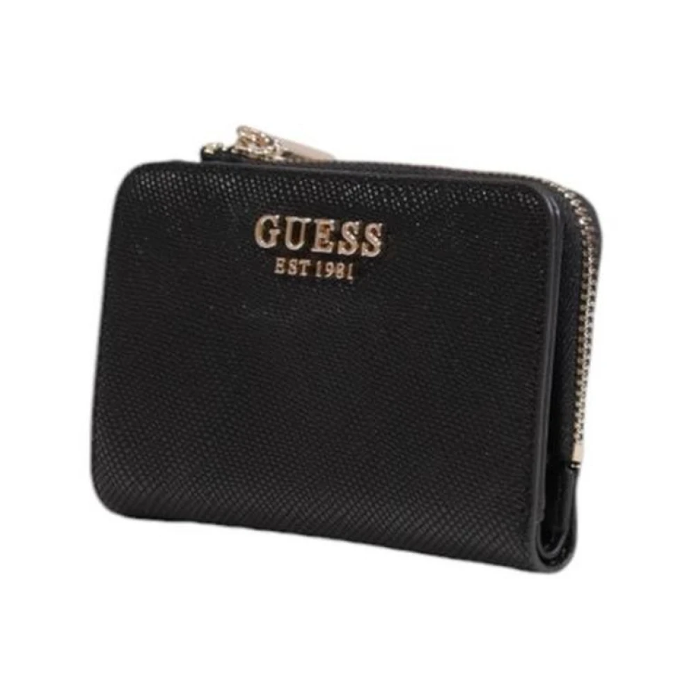 Guess Polyurethaan Portemonnee Dames Collectie Black Dames