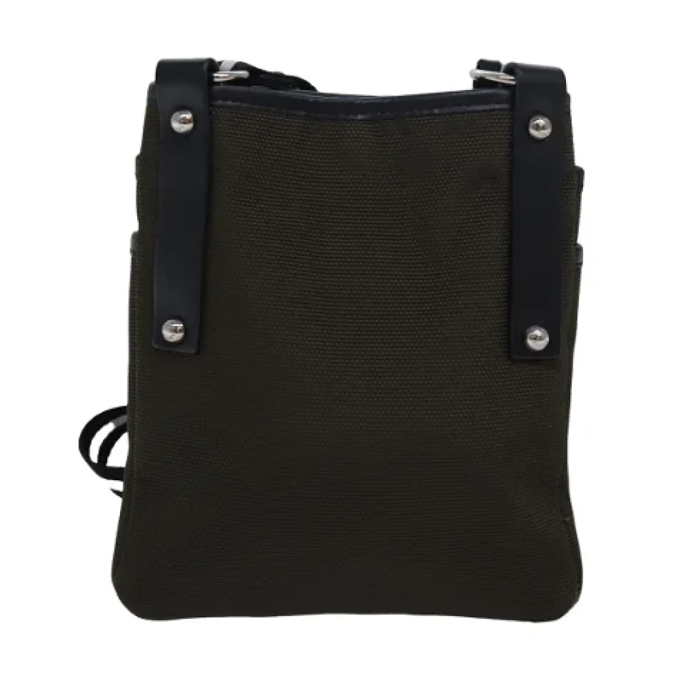 Bally Pre-owned Fabric shoulder-bags Green Dames