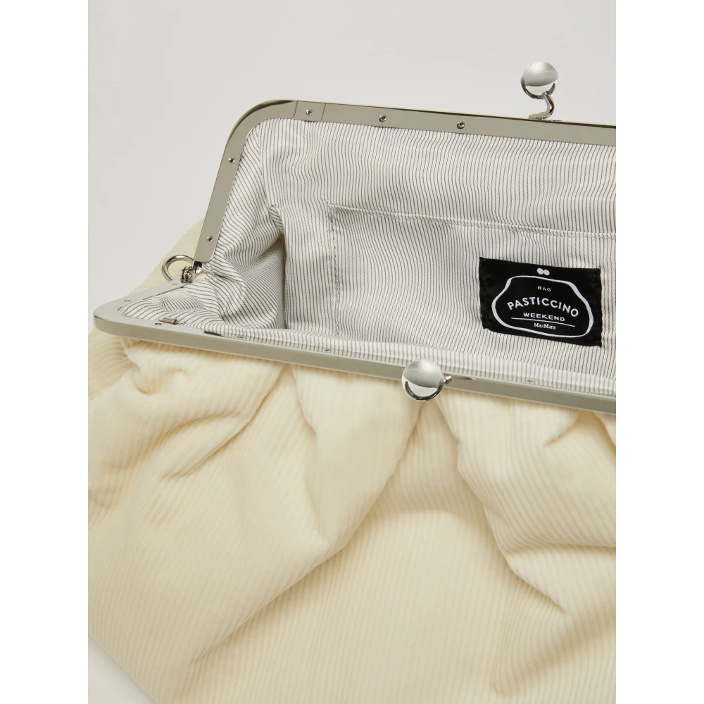 Max Mara Weekend Witte Pasticcino Tas Groot Clutch White Dames