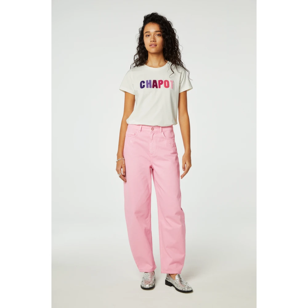 Fabienne Chapot Blake Loose Tapered Pink Dames