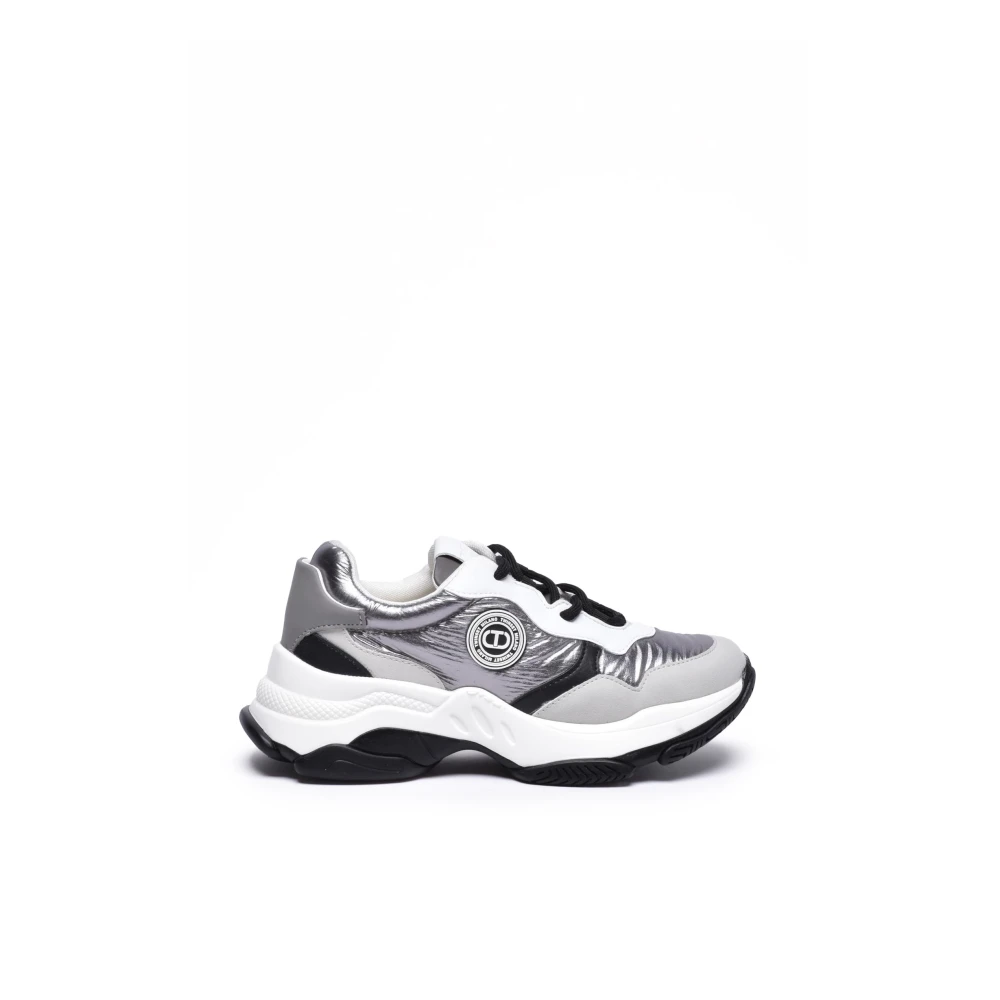 Twinset Hardloopschoenen met rubberen zool Dames Schoenen Grijs
