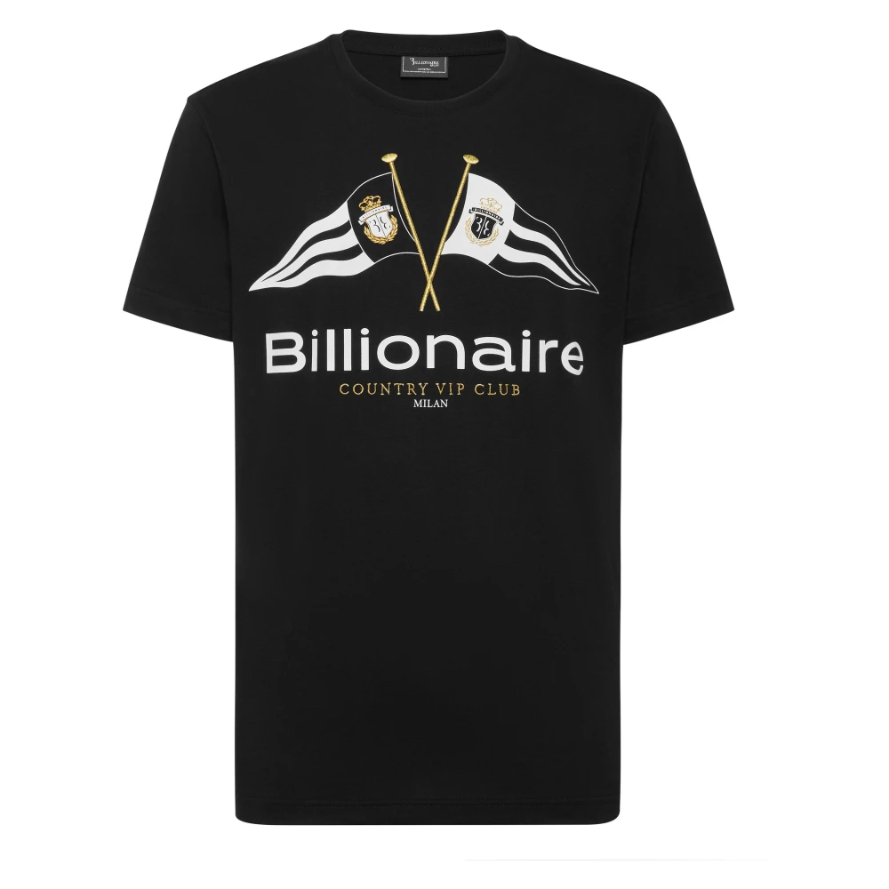 Billionaire Herren Schwarz Oberteile, K, Lgröße: