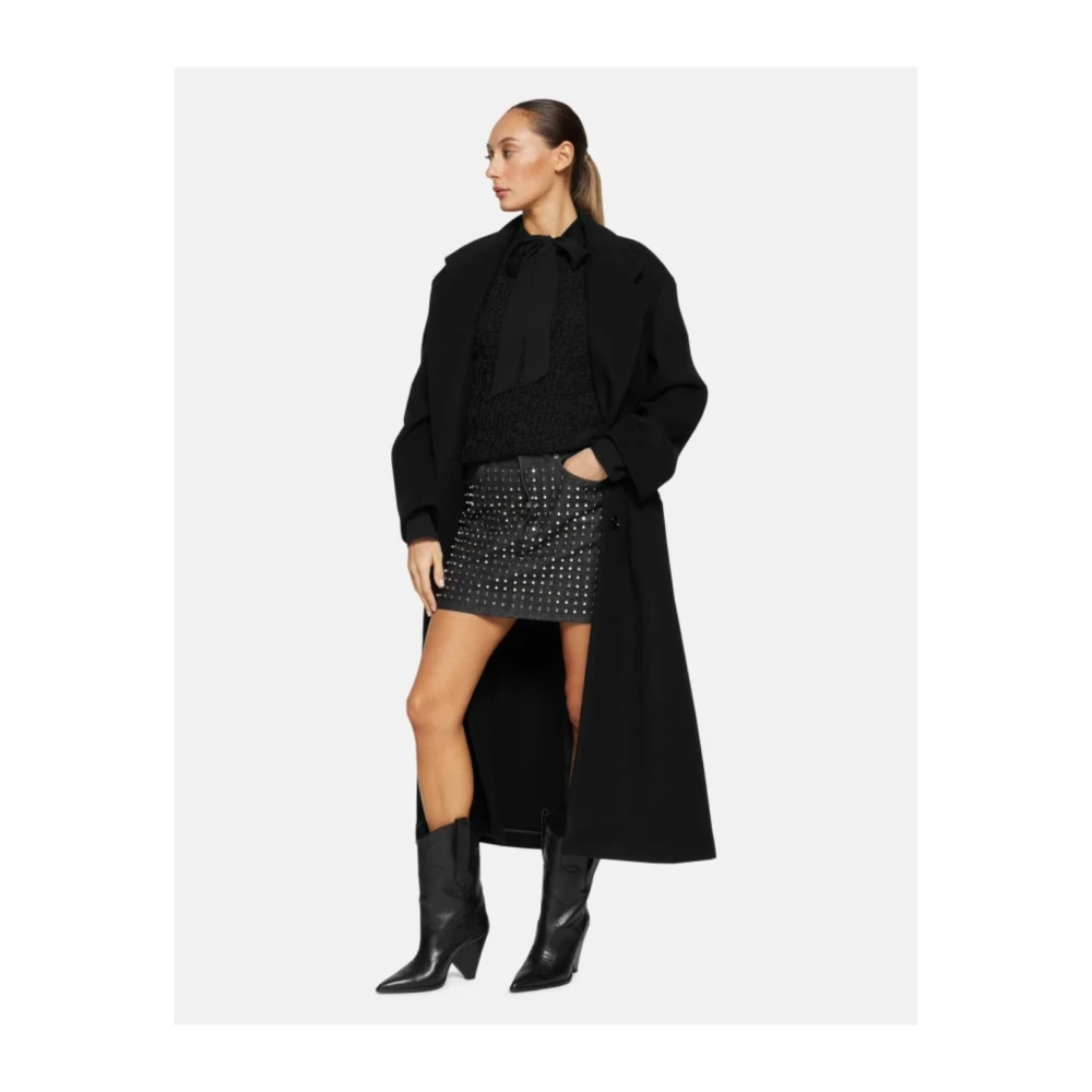 Dondup Reguliere Creponne Blouse Black Dames