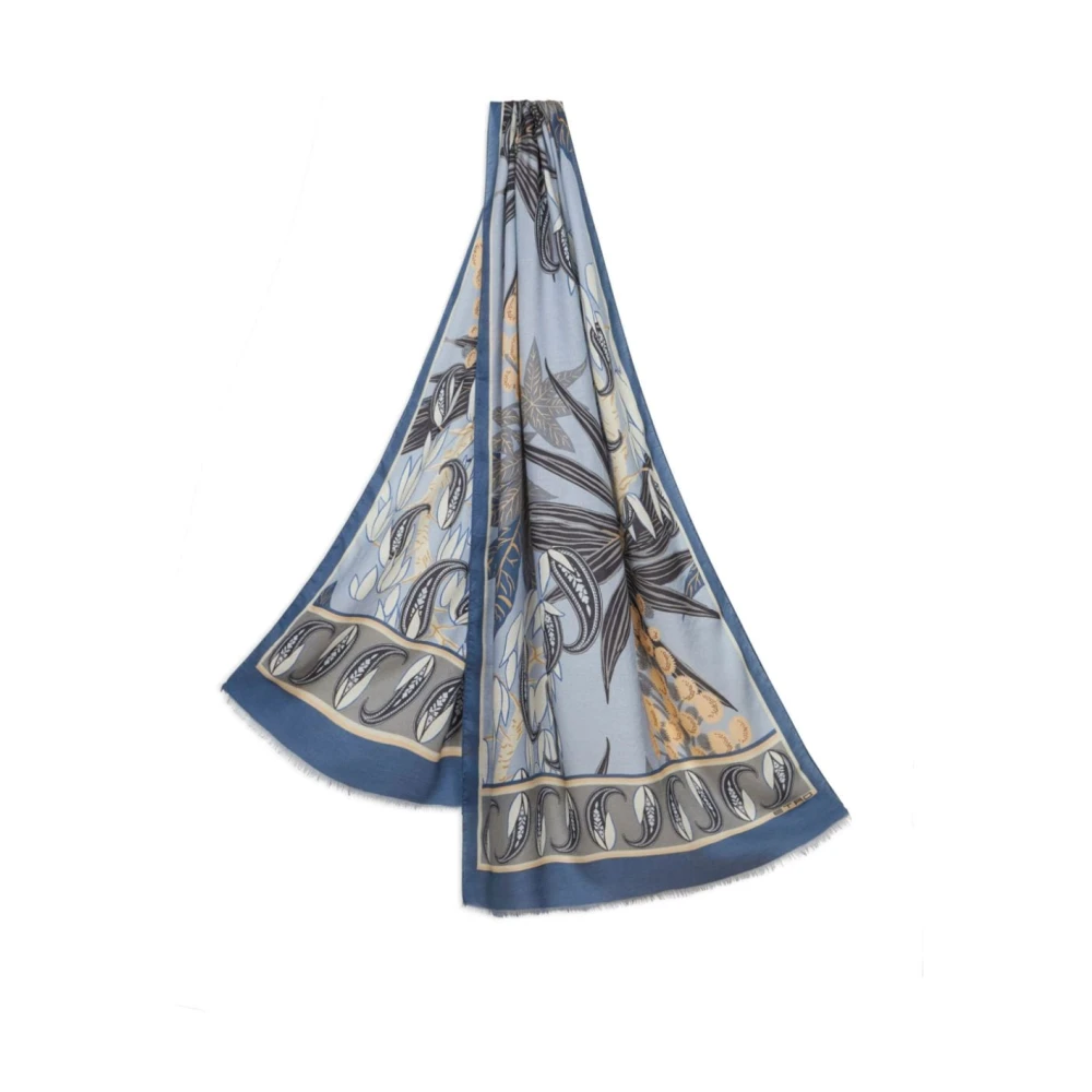 ETRO Stijlvolle Sjaalcollectie Blue Dames