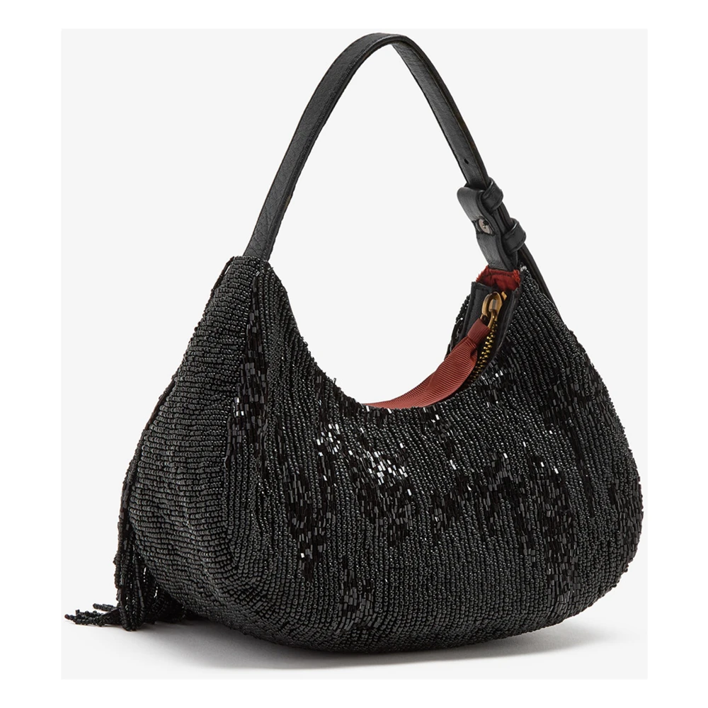Maliparmi Schoudertas in zwart Black Dames