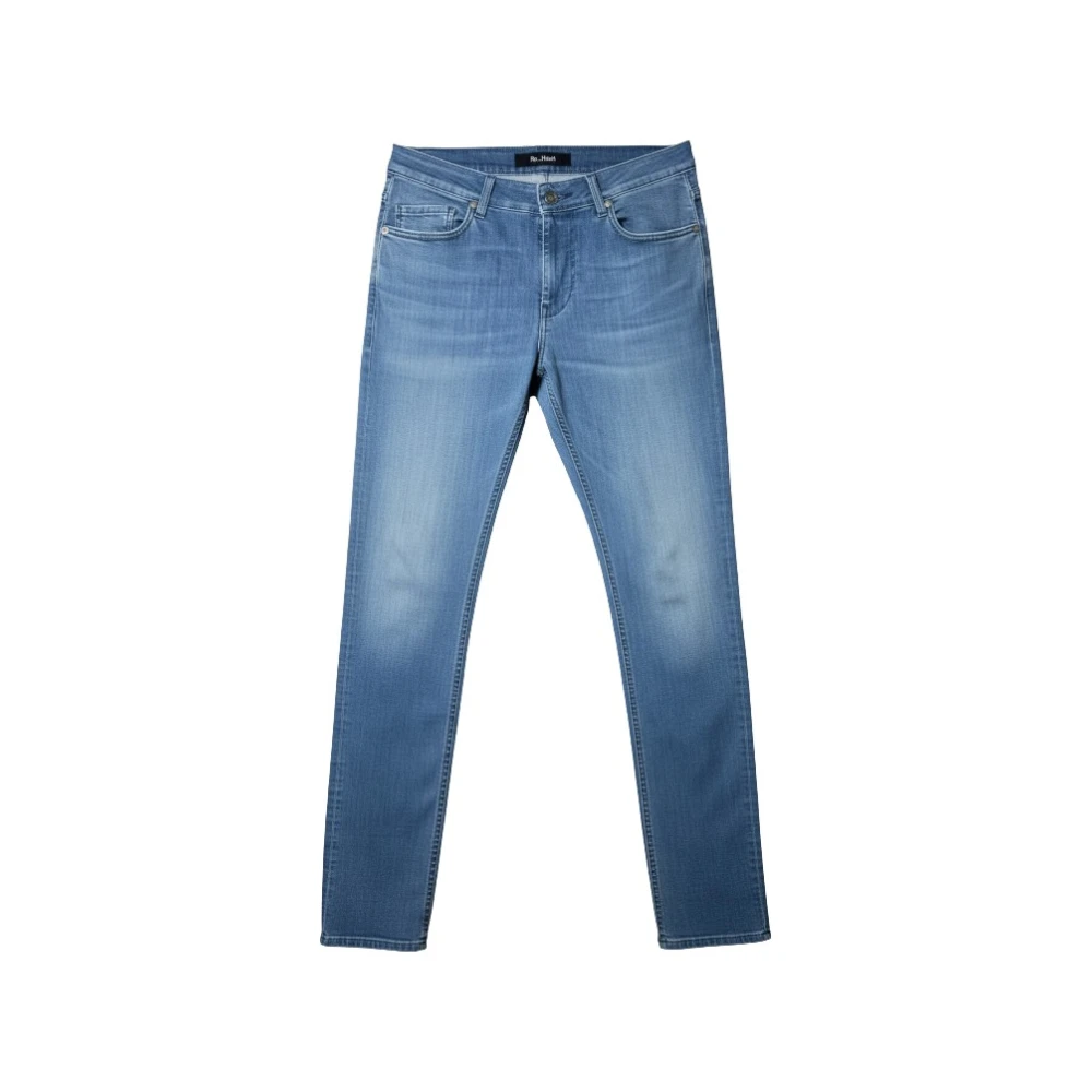 Re-Hash Mannelijk Blauw Jeans Heren, W36, Katoen, Straight-Leg Jeans