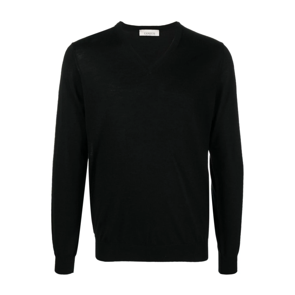 Laneus Zwarte Sweaters voor Heren Black Heren