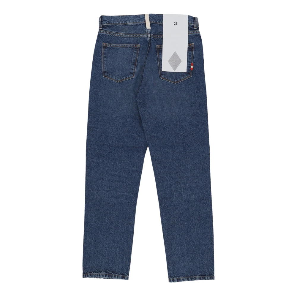 Amish Straight Denim Heren Jeans Blue Heren