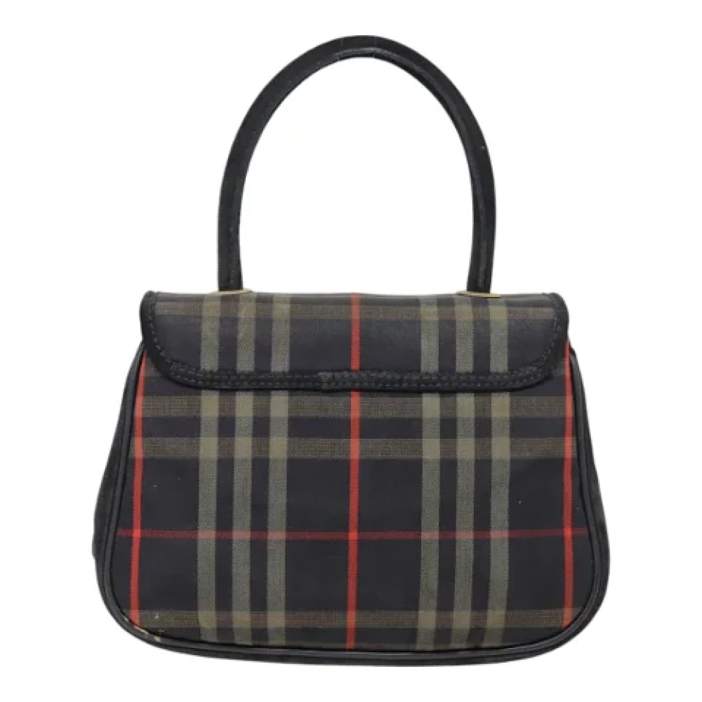 Burberry Vintage Pre-owned Canvas handbags Blue Dames