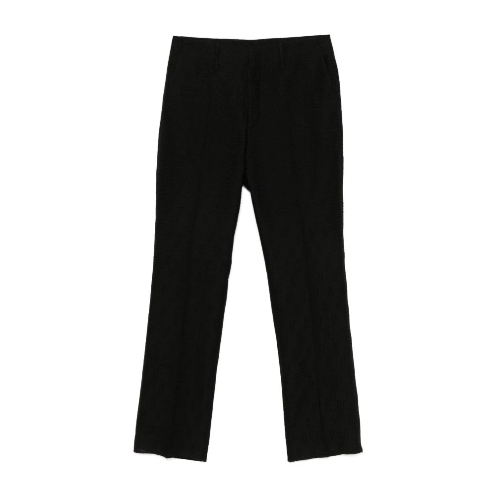 Fendi Zwarte Stijlvolle Broek Black Heren