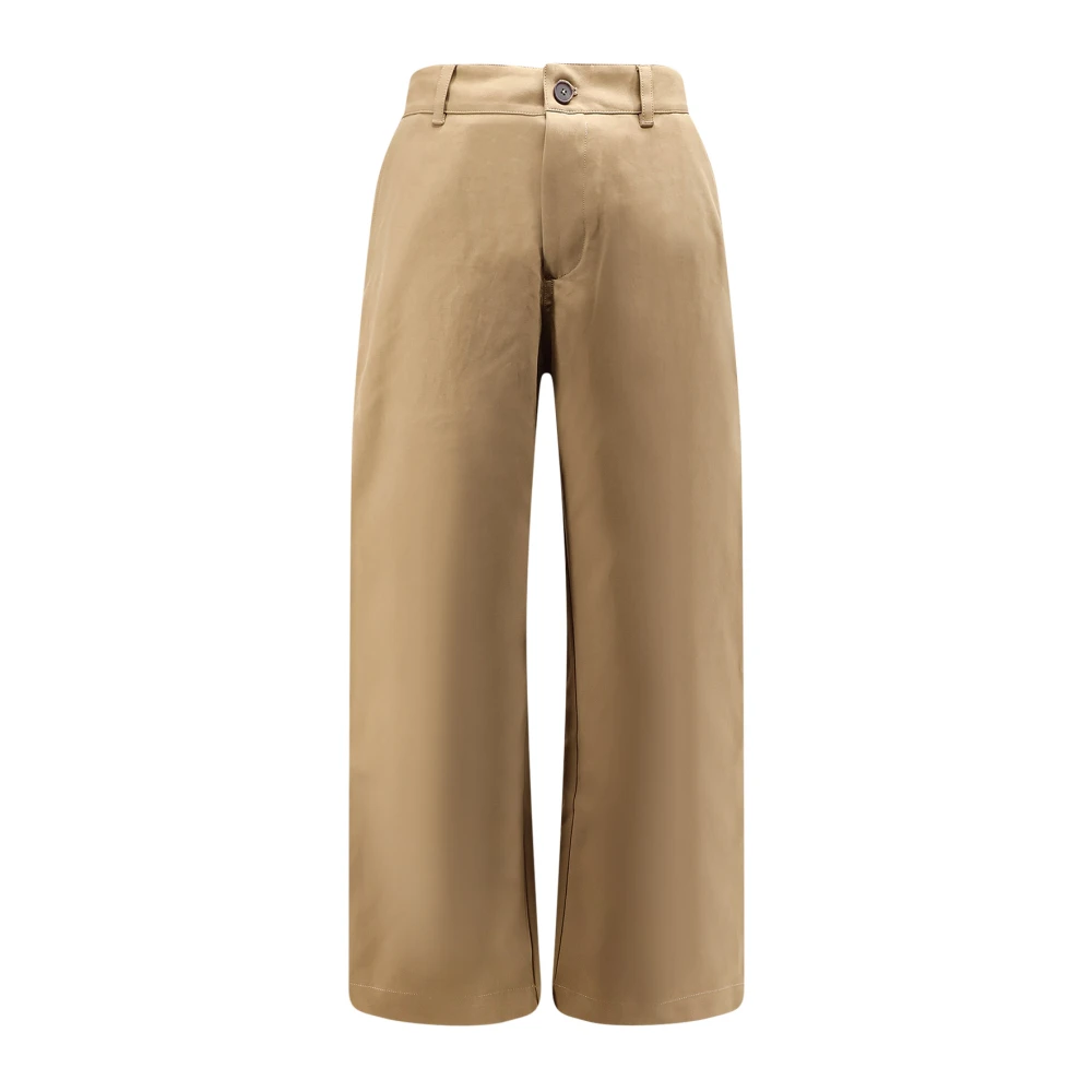 Studio Nicholson Men's Beige Wide Trousers, S, Bosworth Wide Trousers