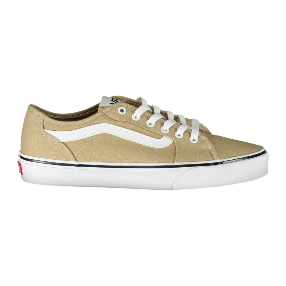 Vans Men's Beige Sneakers With Contrast Details