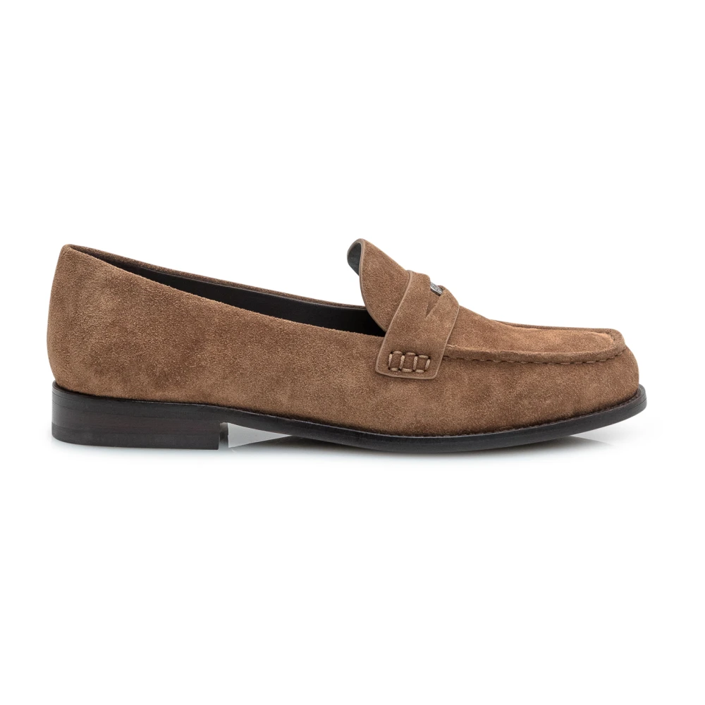 Tory Burch Women's Brown Loafers, 5 Uk, Classic Penny Loafer