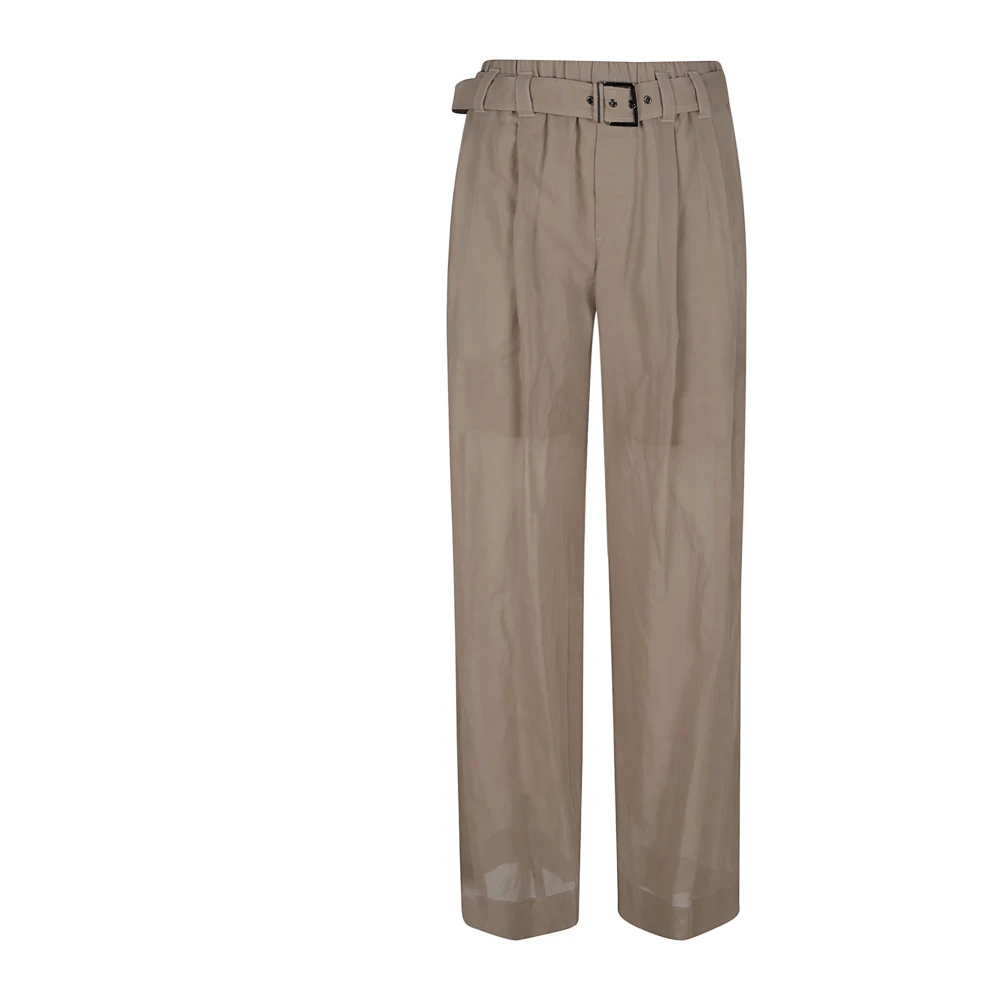 BRUNELLO CUCINELLI Koffie Room Broek Brown Dames