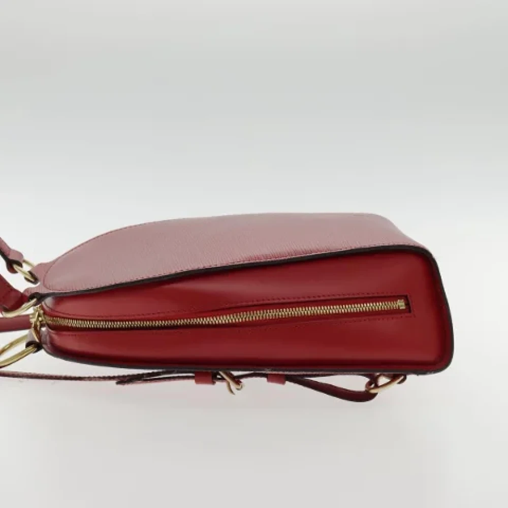 Louis Vuitton Vintage Pre-owned Leather backpacks Red Dames