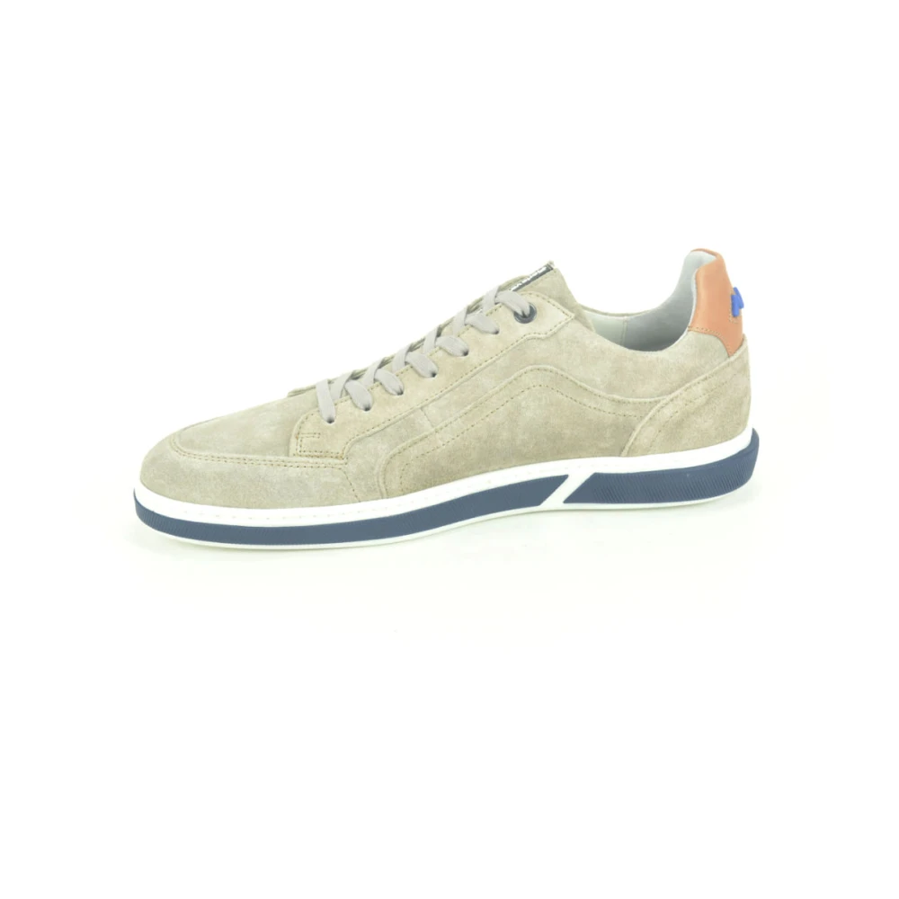 Floris van Bommel Grijze Suède Sneaker BlueZ Heren Schoenen Grijs
