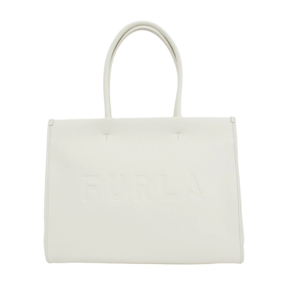 Furla Women's White Tote Bags, One Size, Tote Bianco