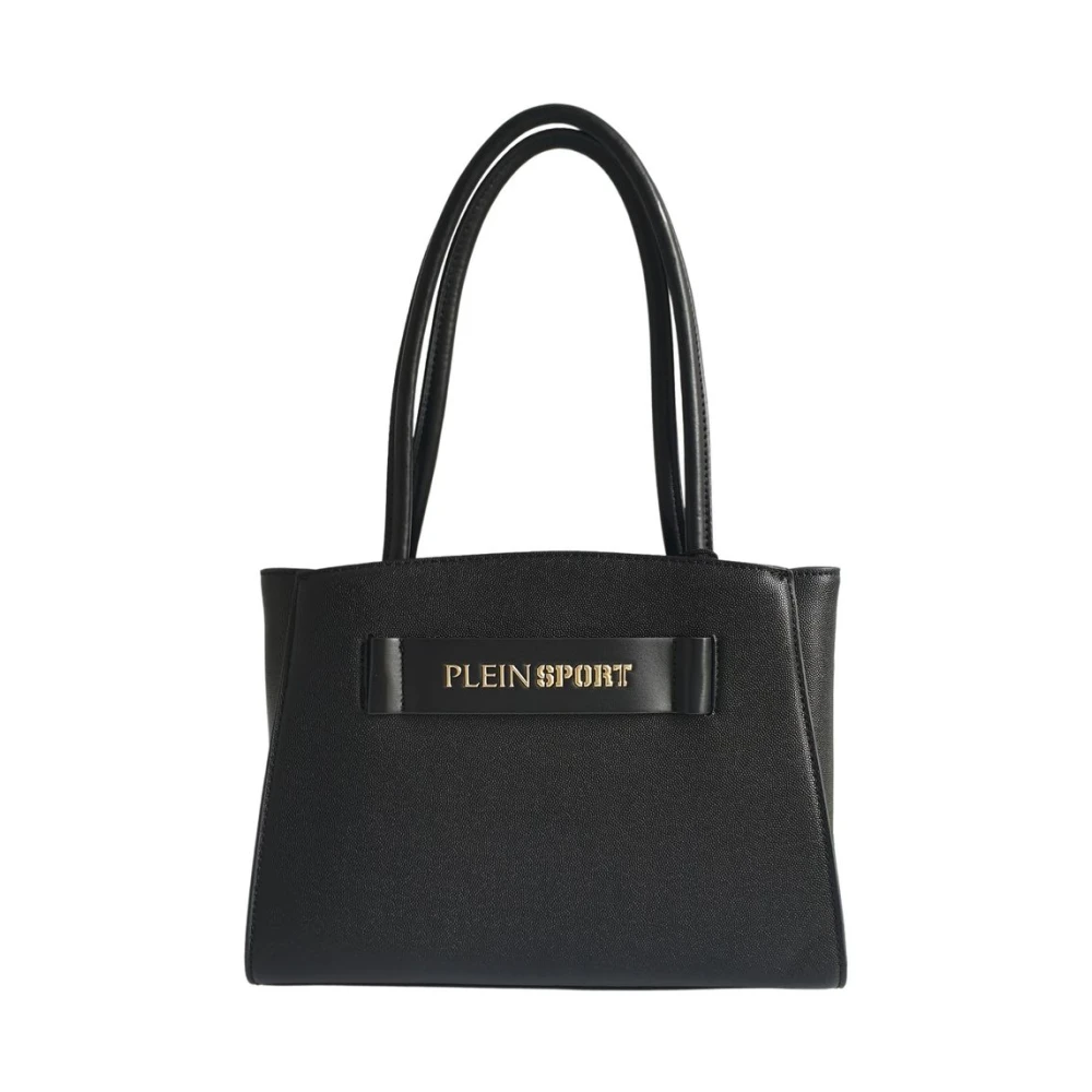 Plein Sport Donna Nero - Borsa Tote Elegante A Tre Scomparti - Sport - One Size