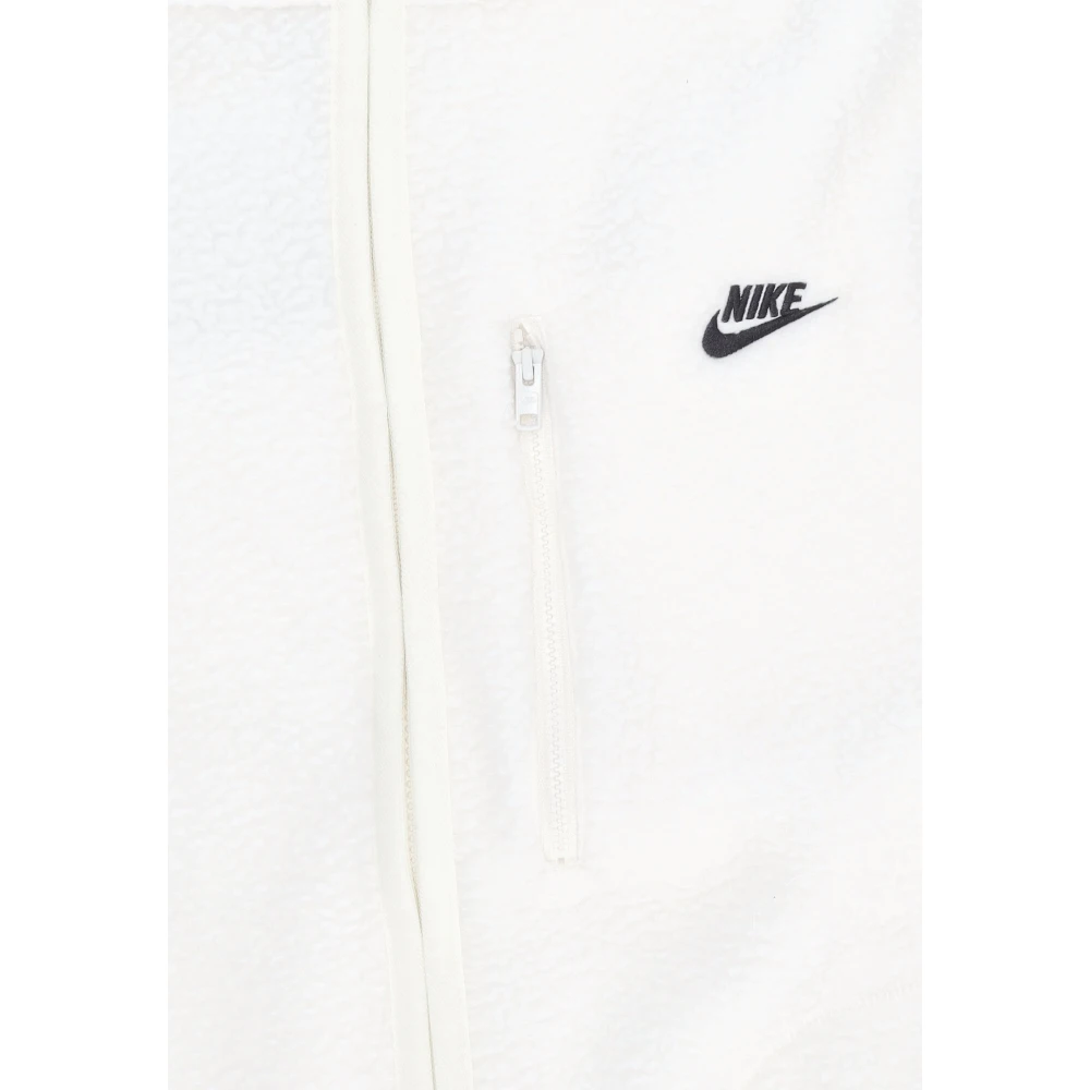 Nike Windized Vest van Sherpamateriaal White Heren