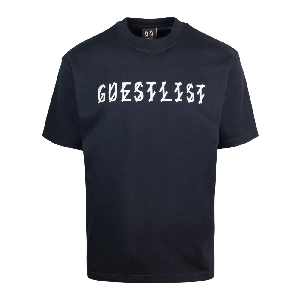 44 Label Group Guest List Print T-shirts en Polos Black Heren