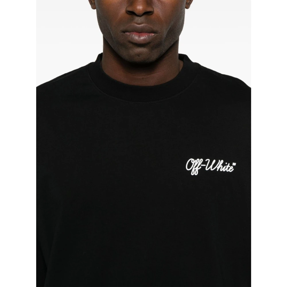 Off White Stijlvolle T-shirts en Polos Black Heren