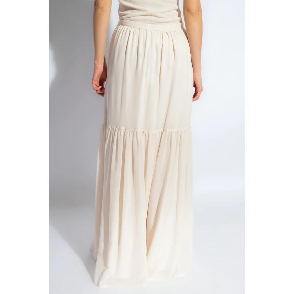 Max Mara Cafila wollen rok Beige Dames