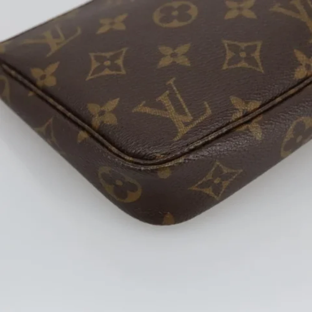 Louis Vuitton Vintage Pre-owned Canvas clutches Brown Dames